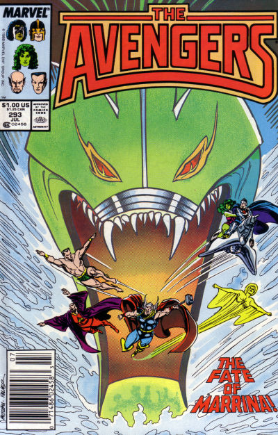 The Avengers #293 [Newsstand]-Fine/Very Fine