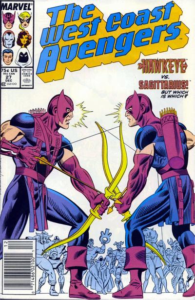West Coast Avengers #27 [Newsstand]-Fine