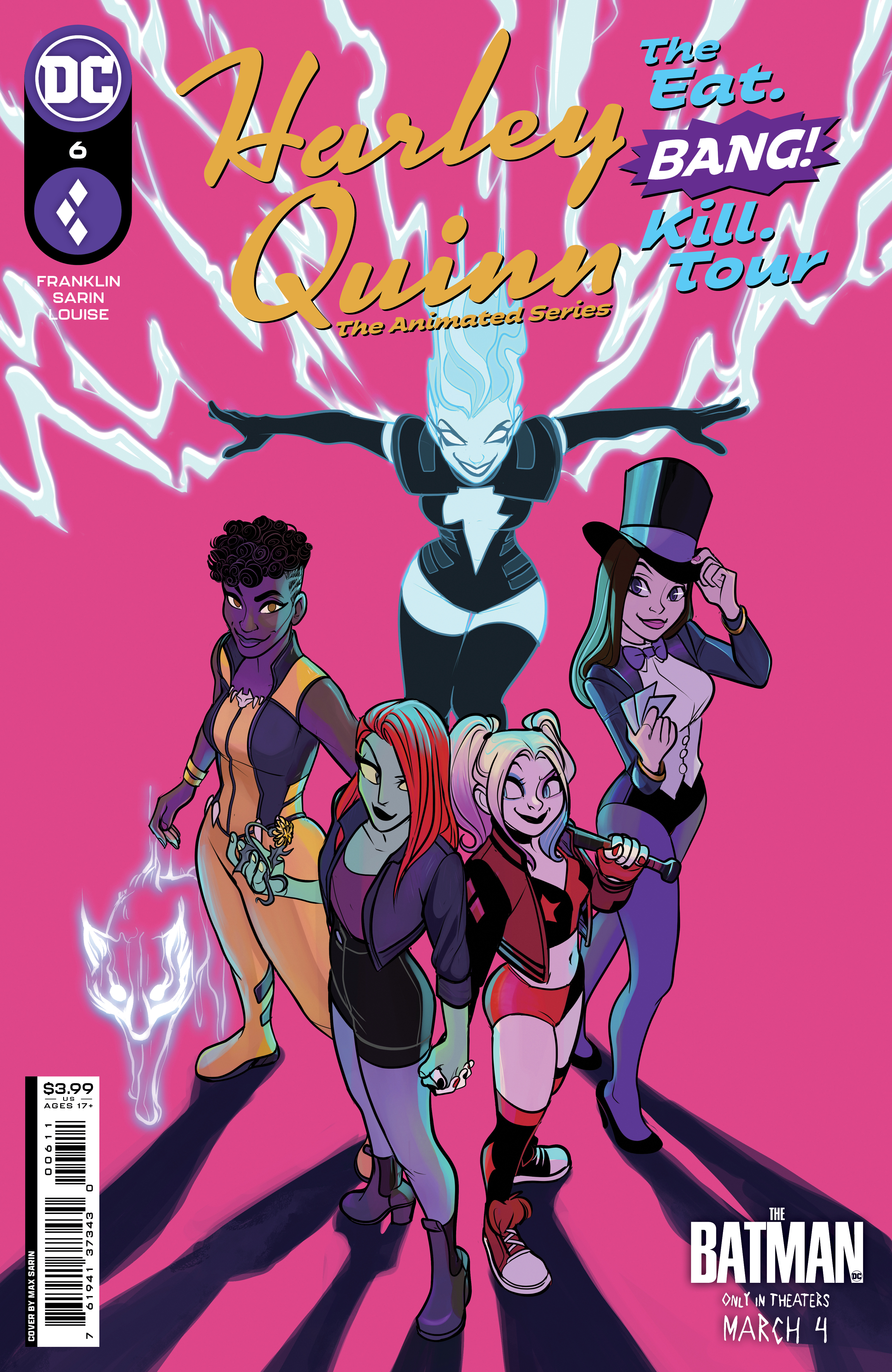 Harley Quinn The Animated Series The Eat Bang Kill Tour #6 Cover A Max Sarin (Mature) (Of 6)
