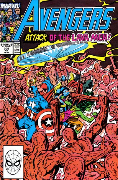 The Avengers #305 [Direct]-Fine (5.5 – 7)