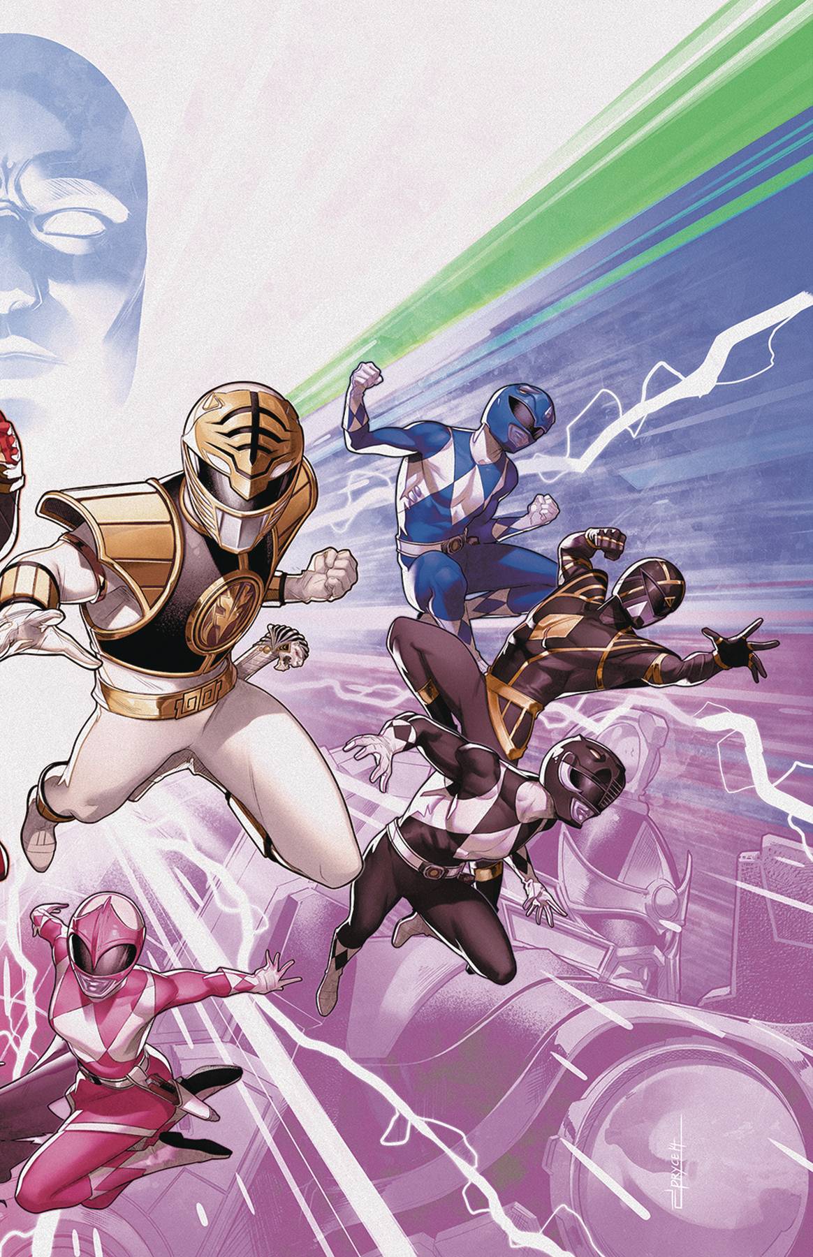 Mighty Morphin Power Rangers #50 Connecting Variant