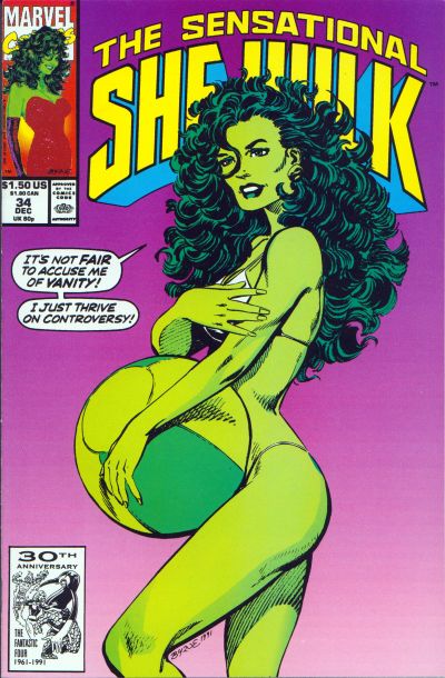The Sensational She-Hulk #34-Near Mint (9.2 - 9.8)
