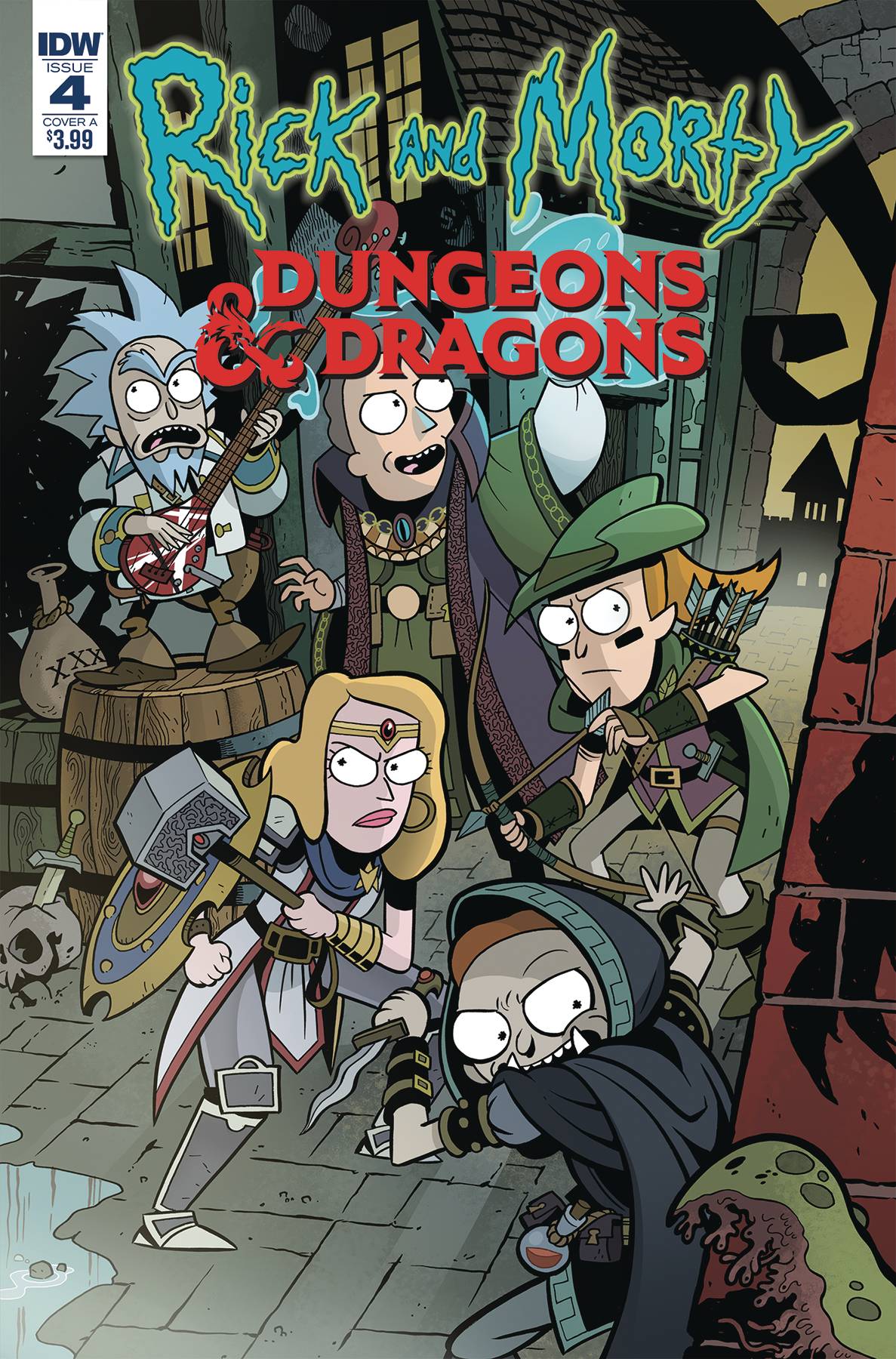 Rick and Morty Vs Dungeons & Dragons #4 Cover A Little (Of 4)