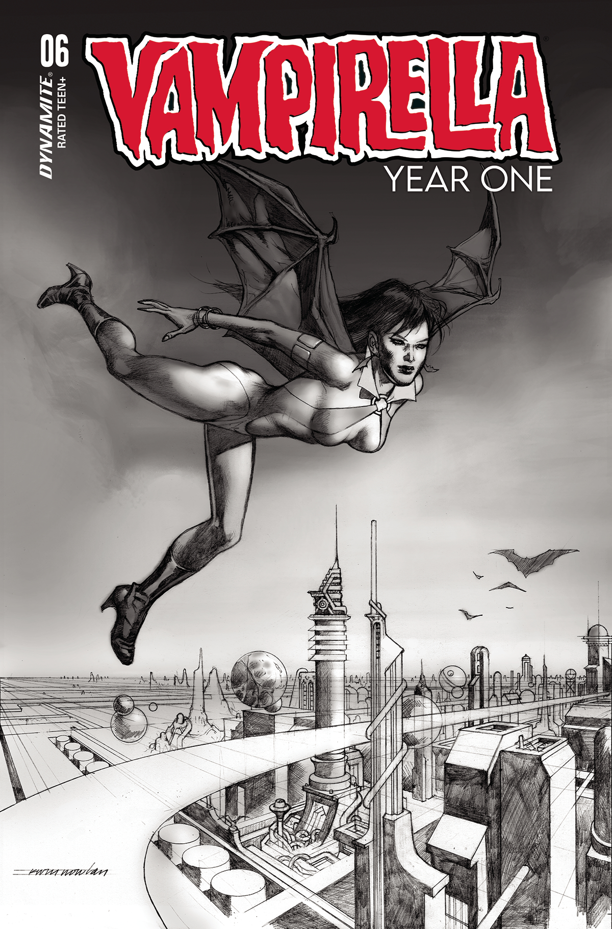 Vampirella Year One #6 Cover F 1 for 10 Incentive Nowlan Pencils Original
