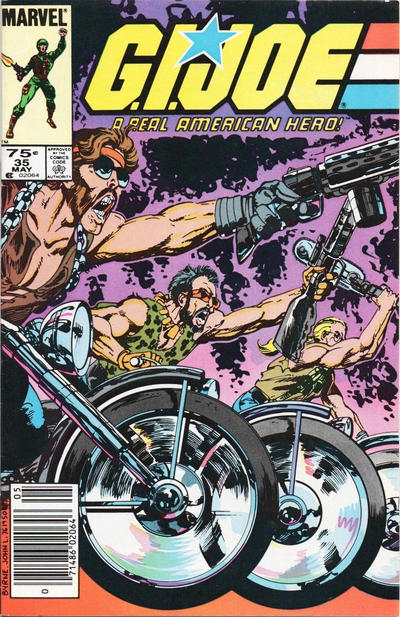 G.I. Joe, A Real American Hero #35 [Newsstand]-Fine (5.5 – 7)