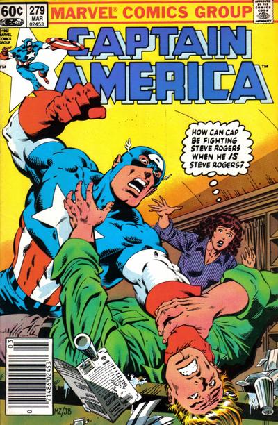 Captain America #279 [Newsstand]-Very Good