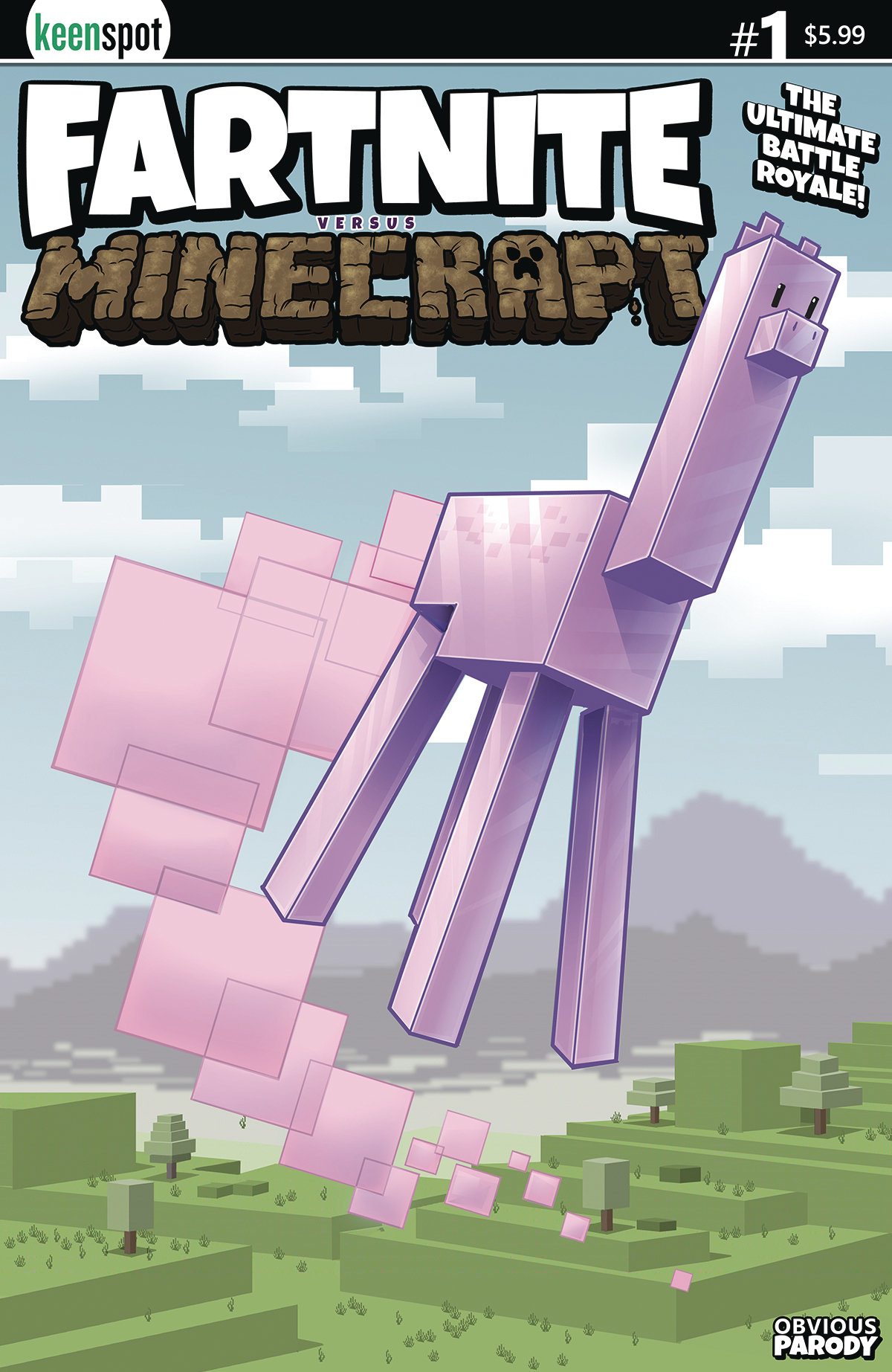 Fartnite Vs. Minecrapt #1 Cover D Joseco