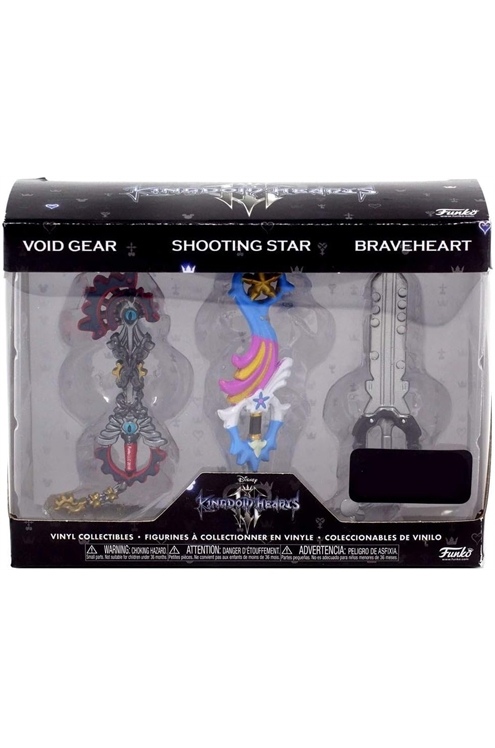 Funko Disney Kingdom Hearts 3 Pack Exclusive Mini Figures Keyblade Pre-Owned