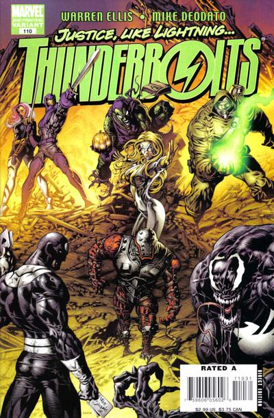 Thunderbolts #110 [Second Printing Variant] - Nm- 9.2