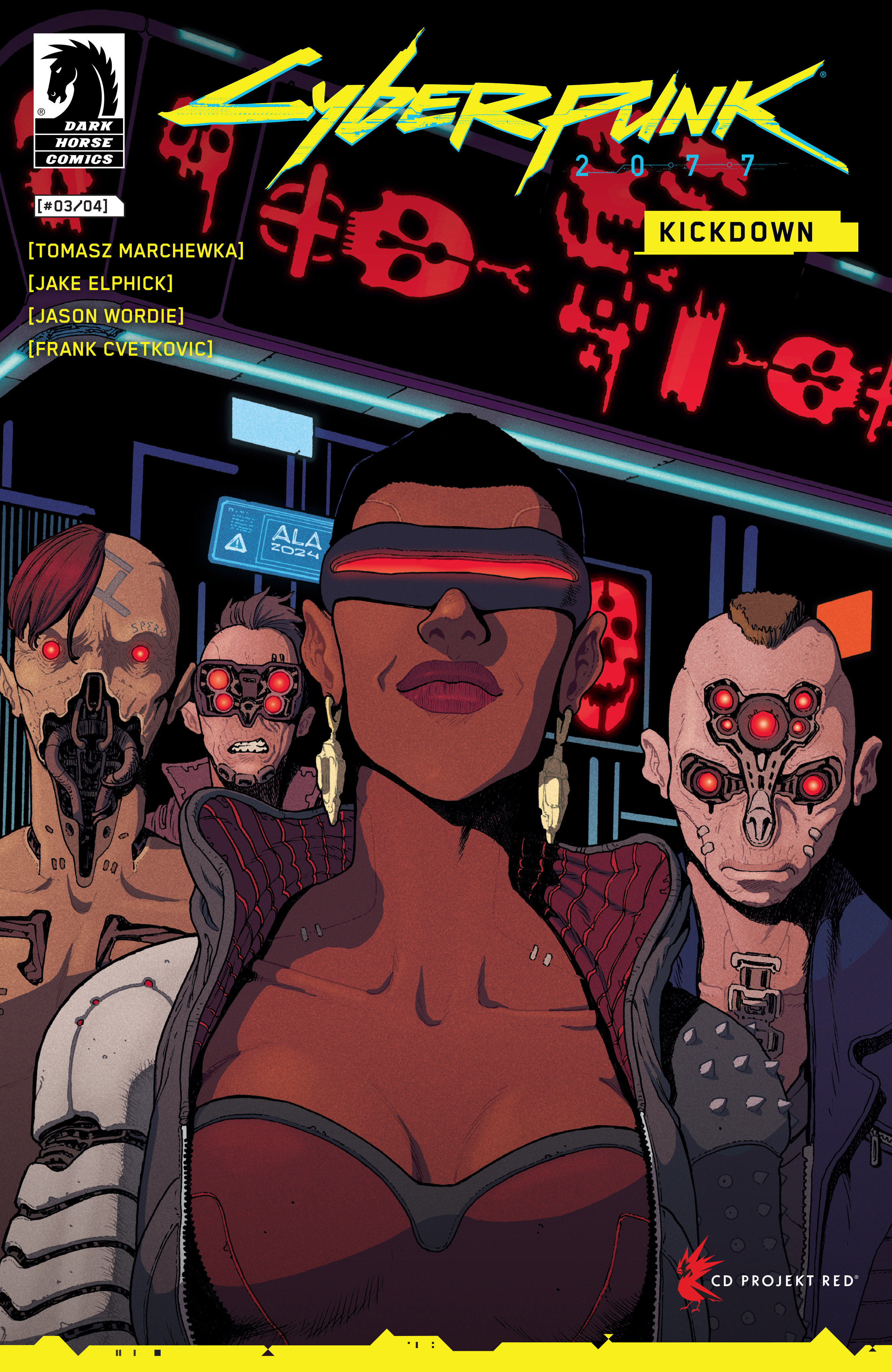 Cyberpunk 2077: Kickdown #3 Cover C (André Lima Araújo)