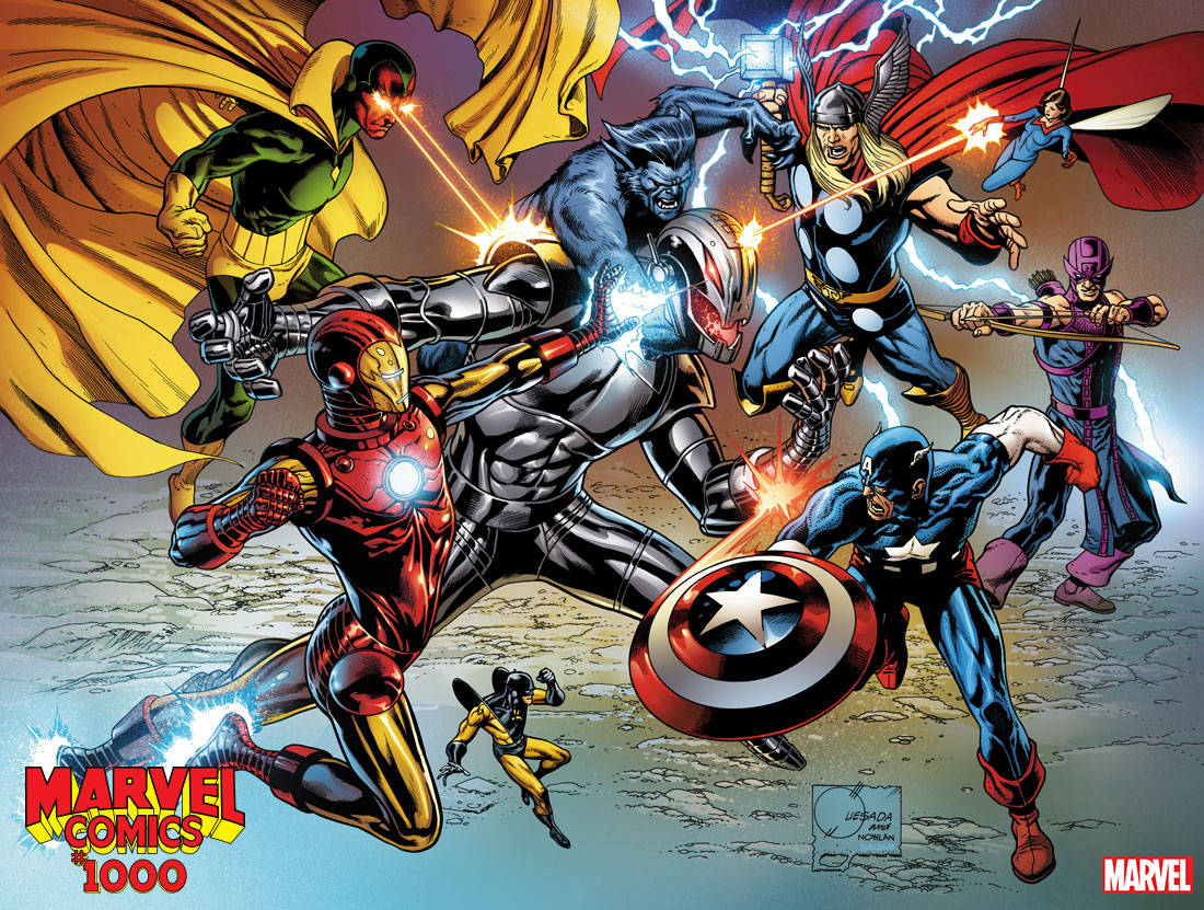 Marvel Comics #1000 Quesada Wraparound Variant
