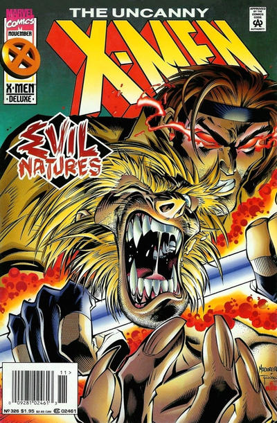 The Uncanny X-Men #326 [Newsstand]-Very Fine (7.5 – 9)