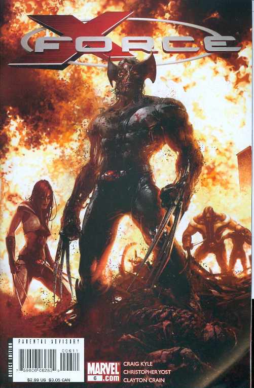 X-Force #6 (Bloody Variant) (2008)