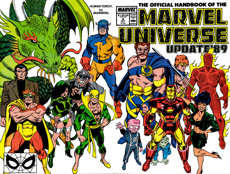 The Official Handbook of The Marvel Universe #4-Fine (5.5 – 7)