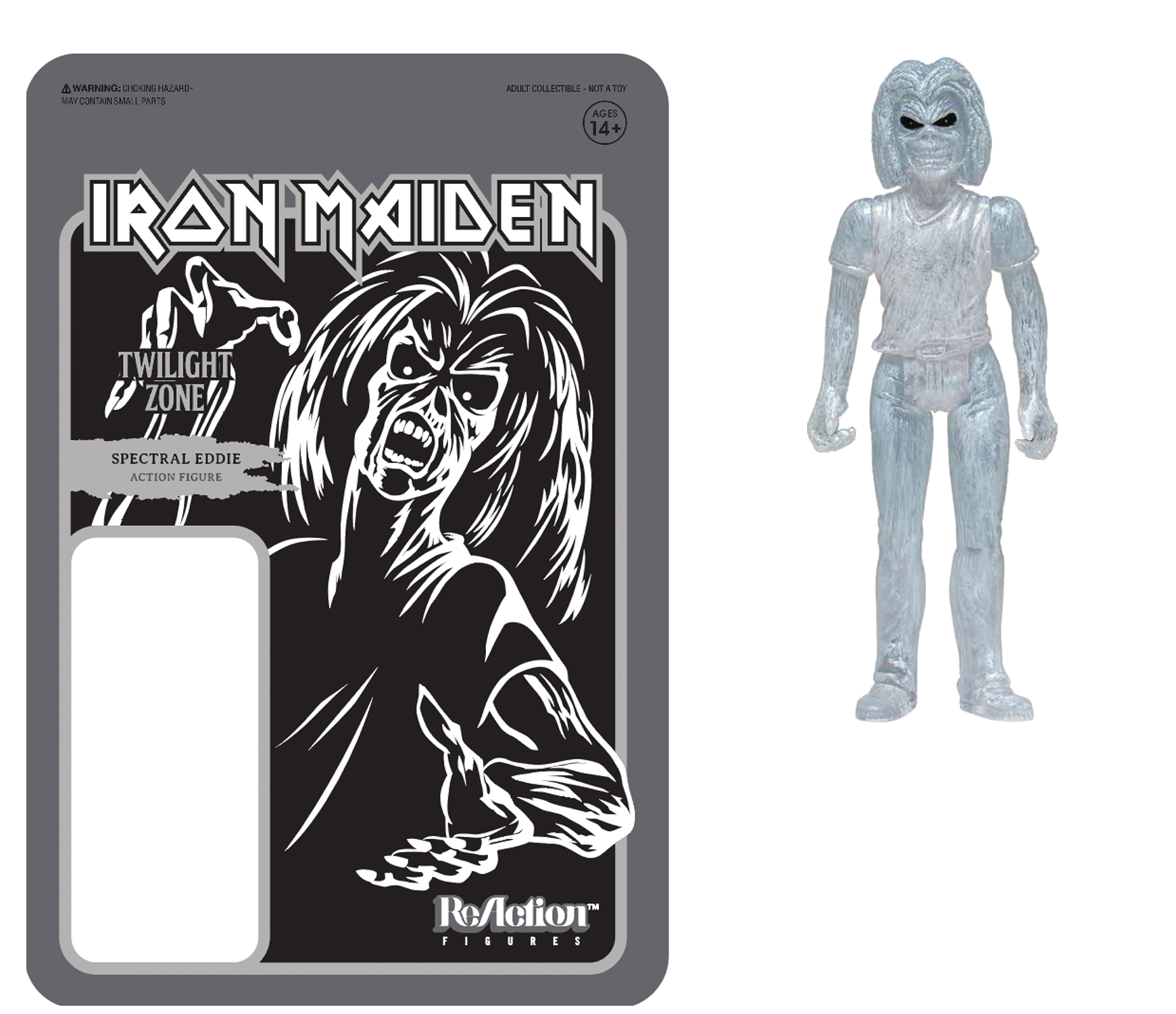 Iron Maiden Twilight Zone Spectral Eddie Reaction Figure