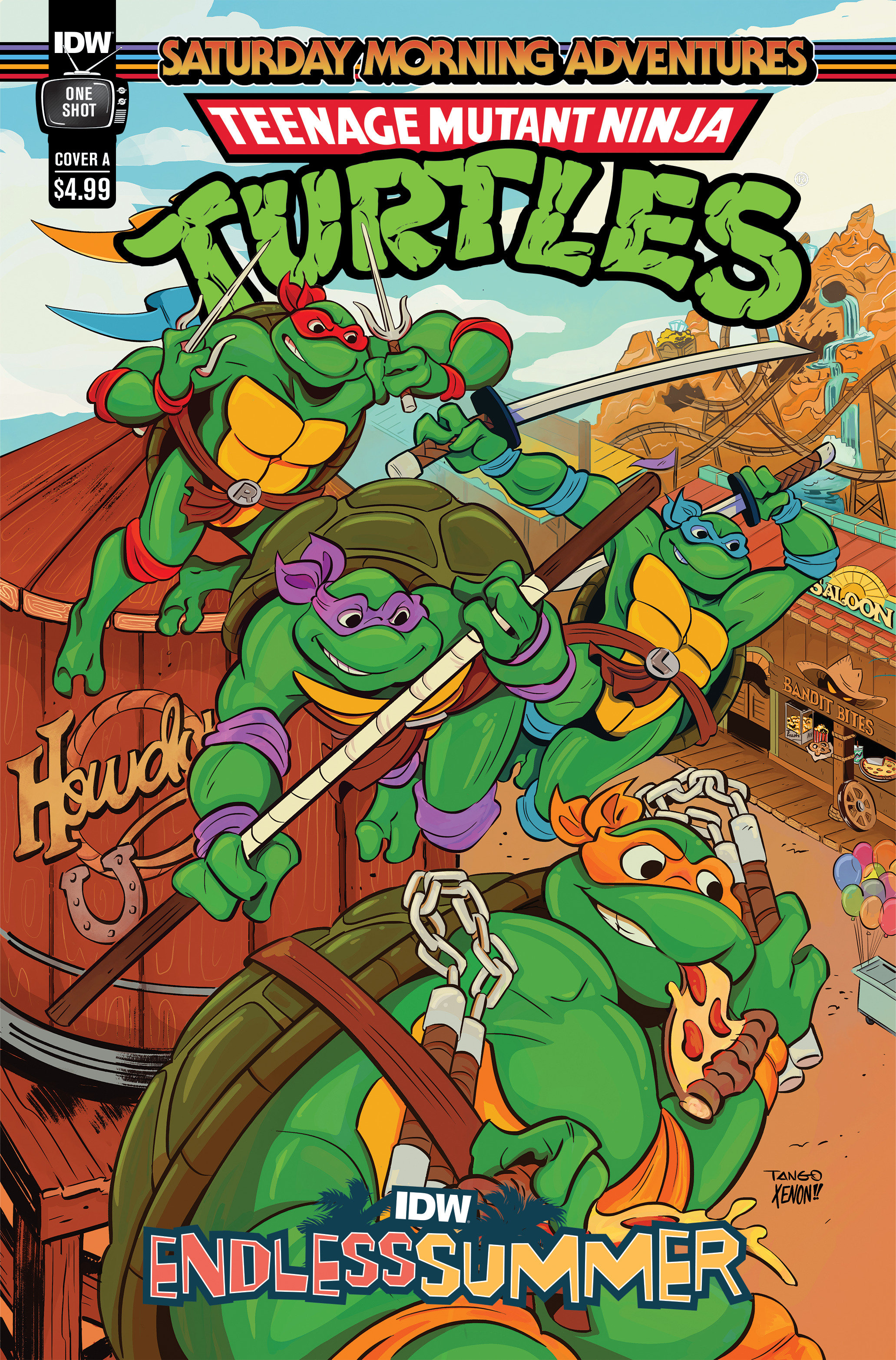 IDW Endless Summer—Teenage Mutant Ninja Turtles Saturday Morning Adventures Cover A Tango