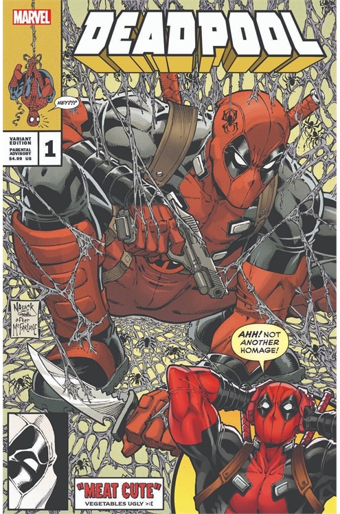 Deadpool #1 Todd Nauck Spider-Man #1 Homage Variant-A Limited 1200 Coa