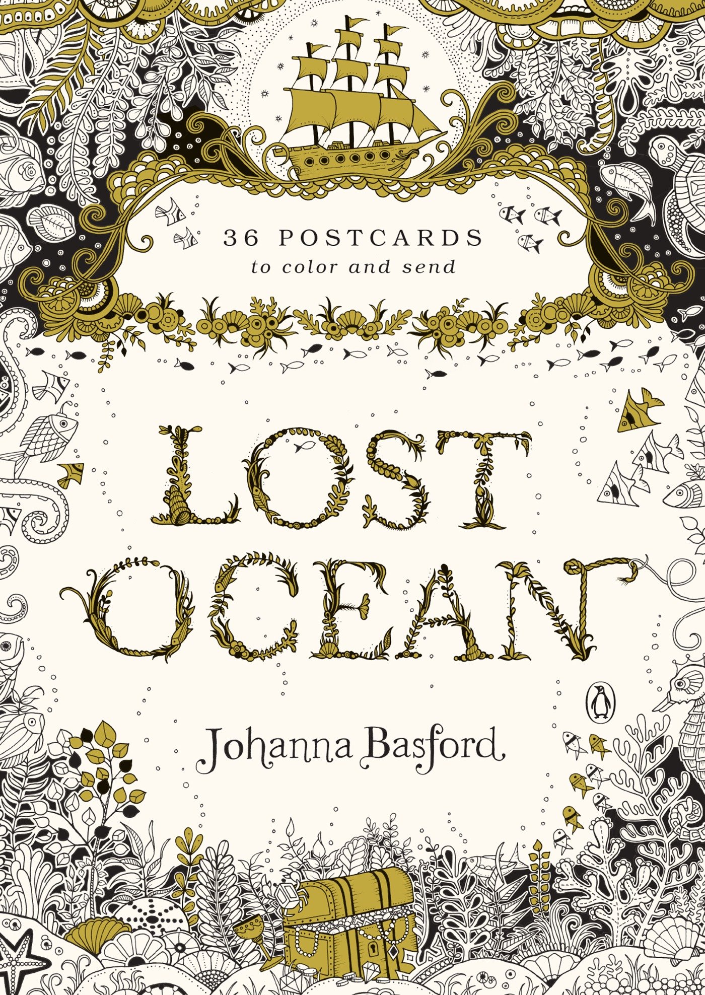 Lost Ocean: 36 Postcards To Color And Send