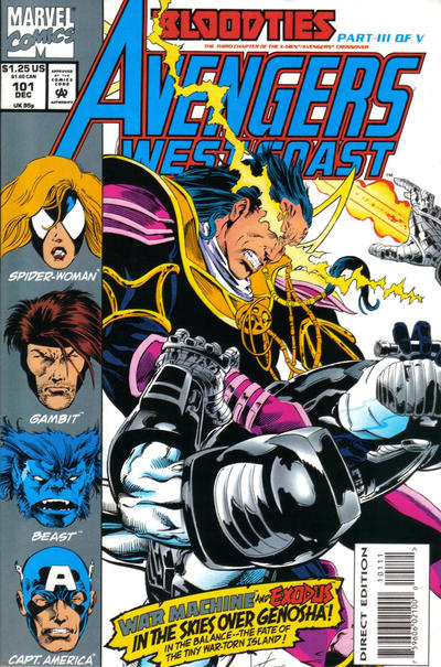 Avengers West Coast #101 [Direct Edition]-Fine (5.5 – 7)