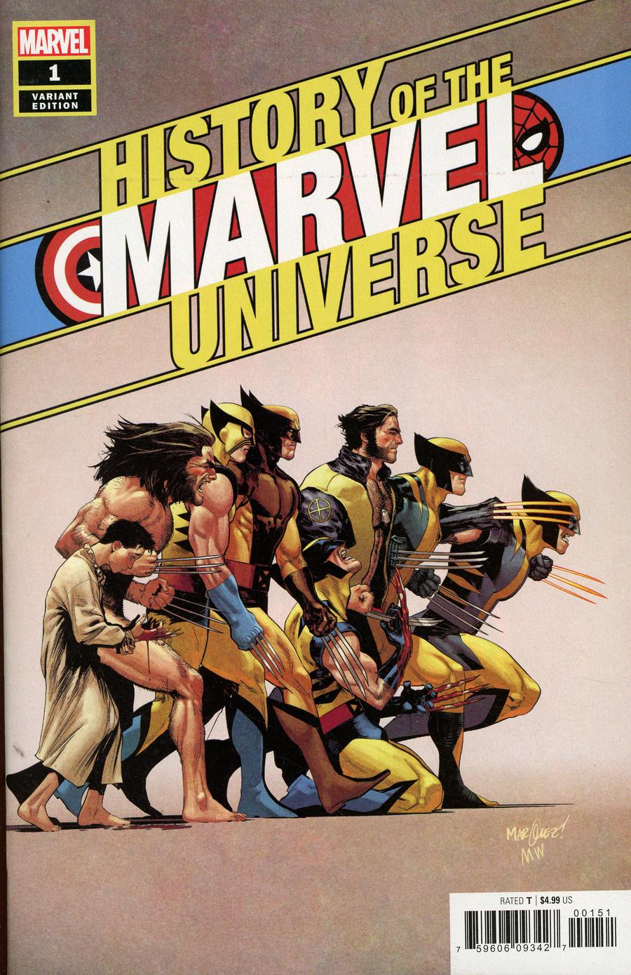 History of Marvel Universe #1 Marquez Variant (Of 6)
