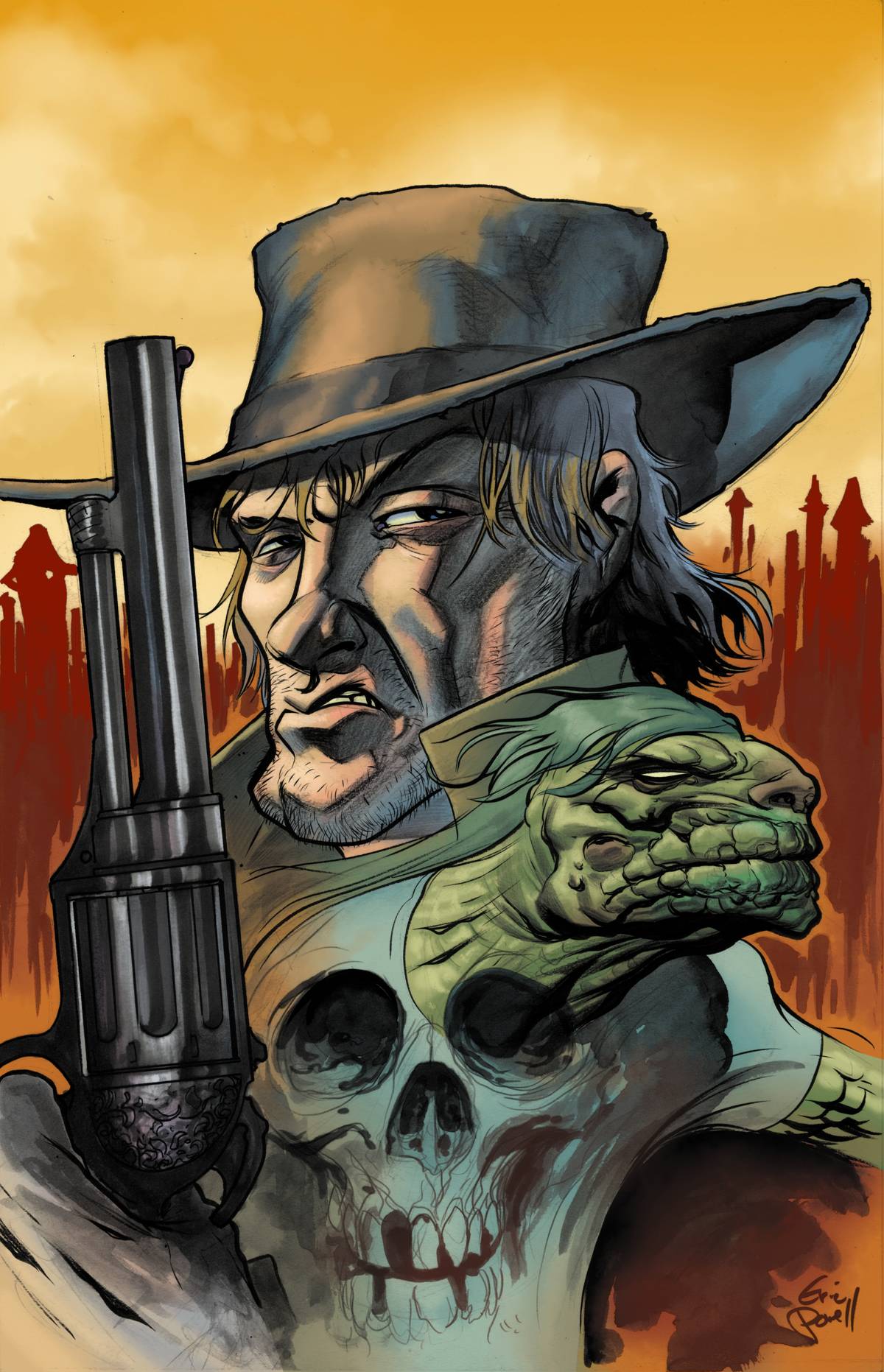 Billy the Kid Ghastly Fiend London #3 Eric Powell Cover