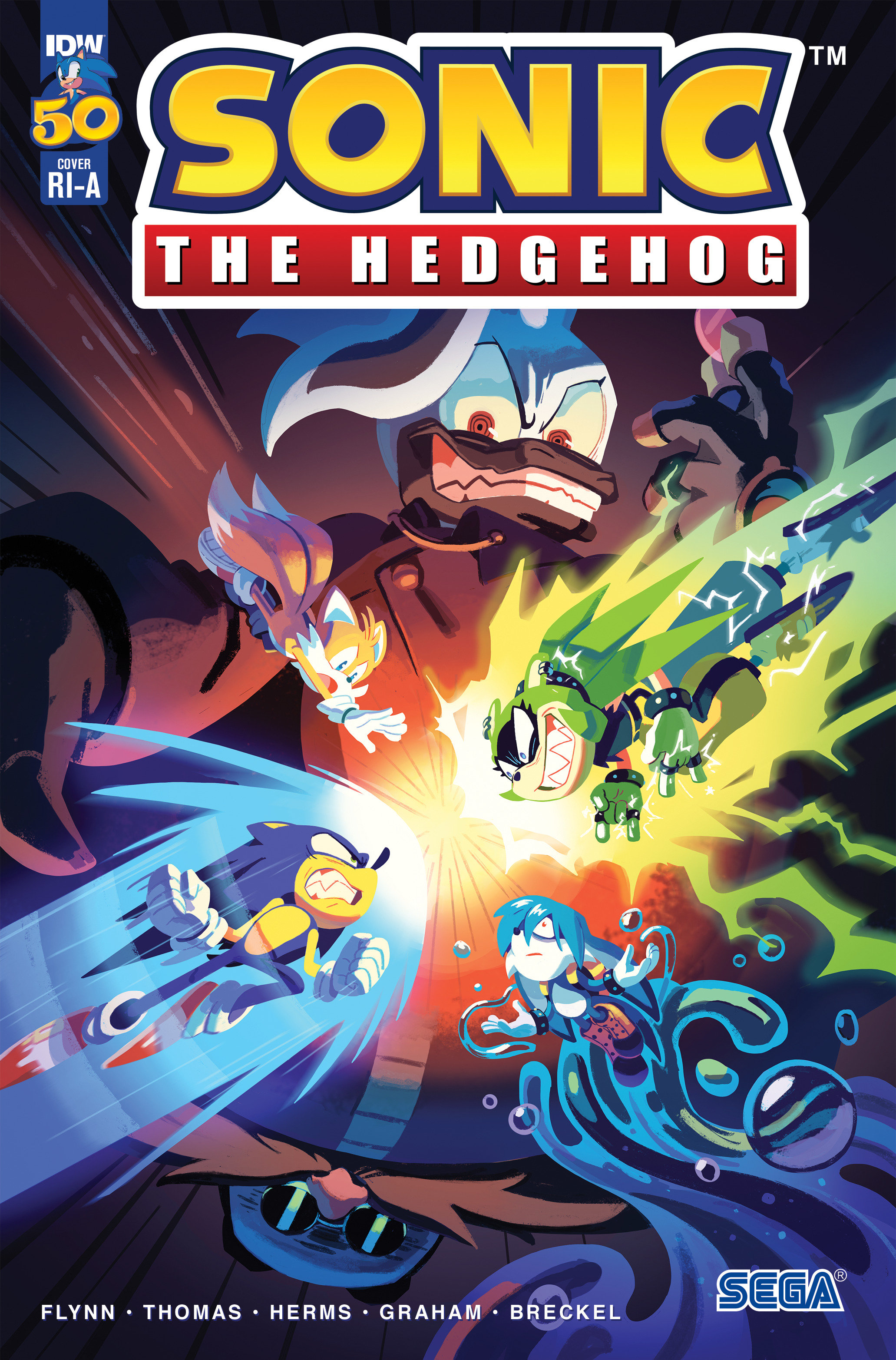 Sonic the Hedgehog #50 1 For 10 Incentive Variant (Fourdraine)
