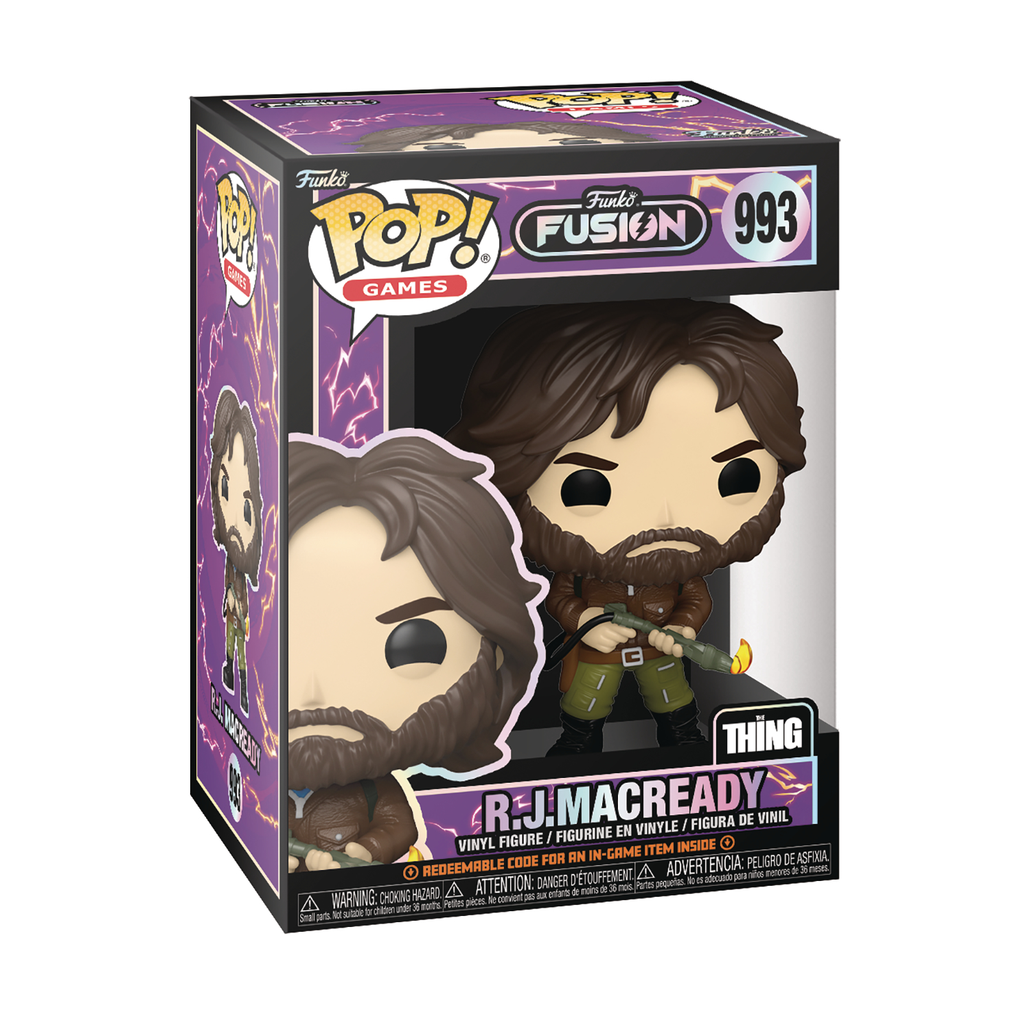 Pop Games Funko Fusion Rj Macready Vinyl Figure