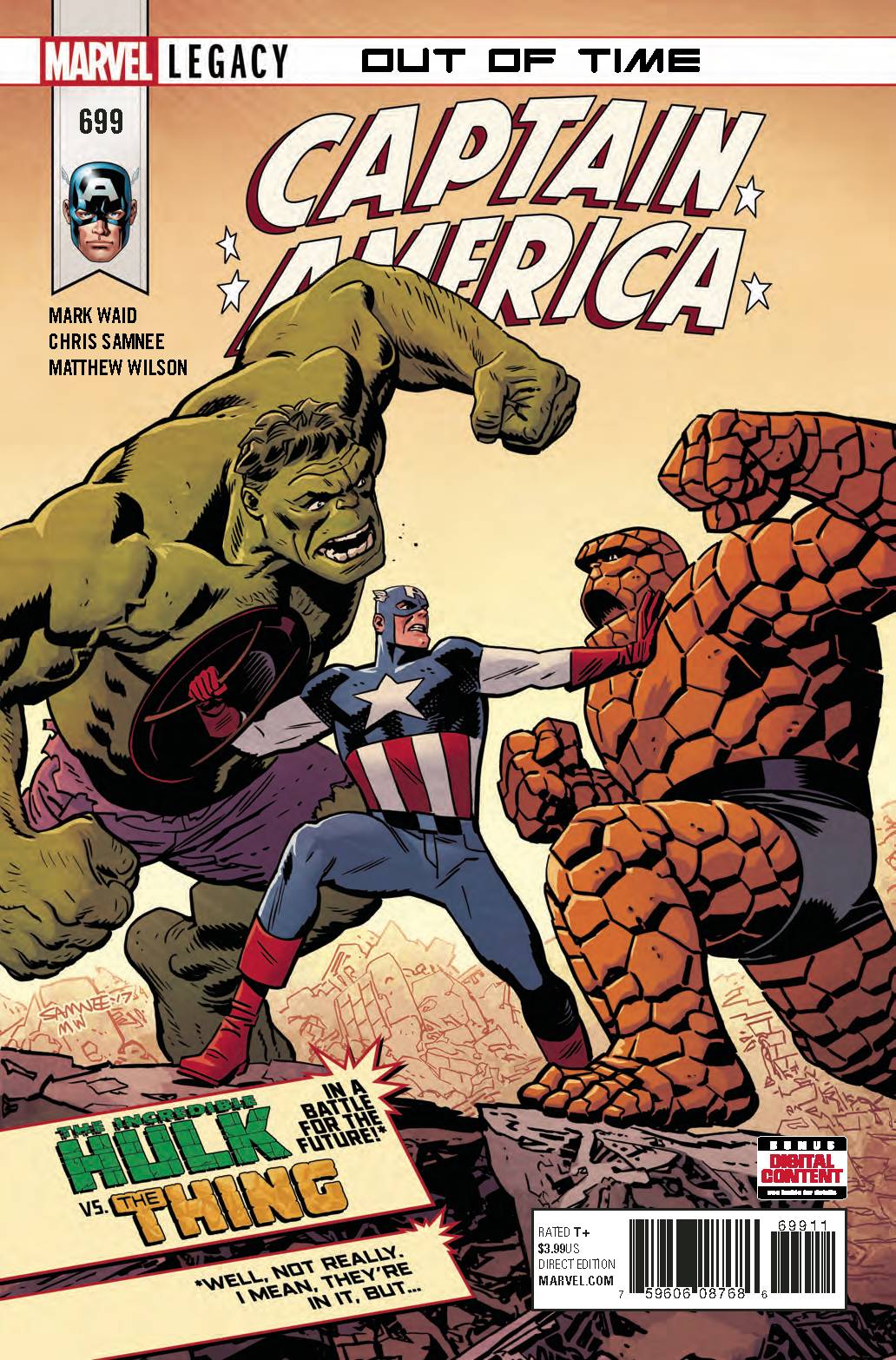 Captain America #699 Leg (2018)