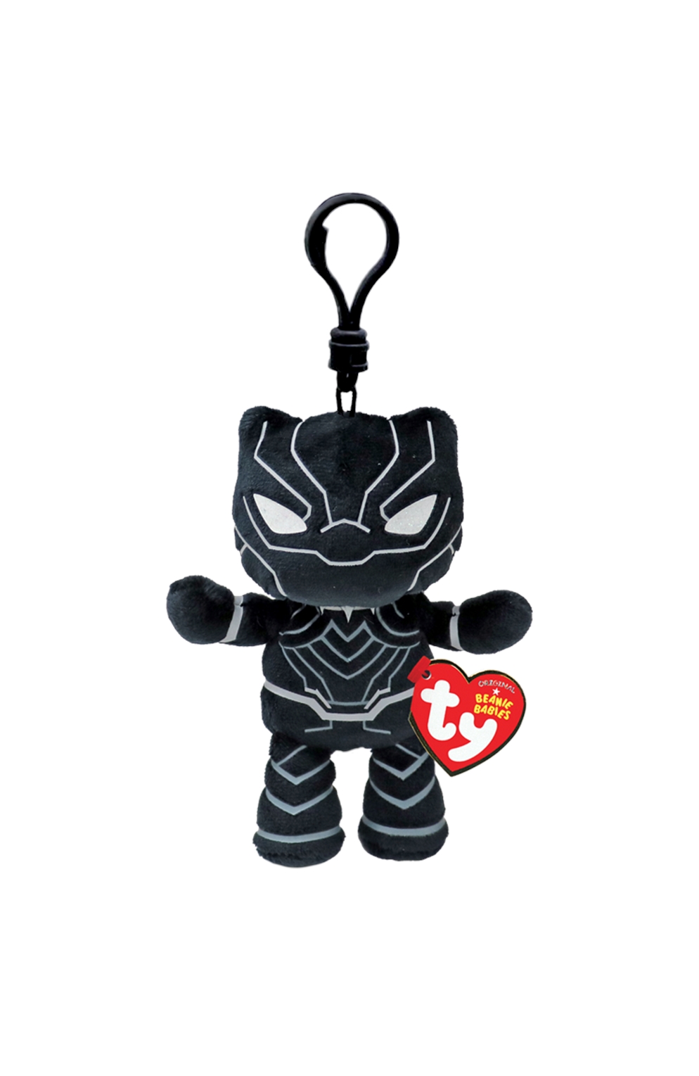 Black Panther Floppy Clip Plush