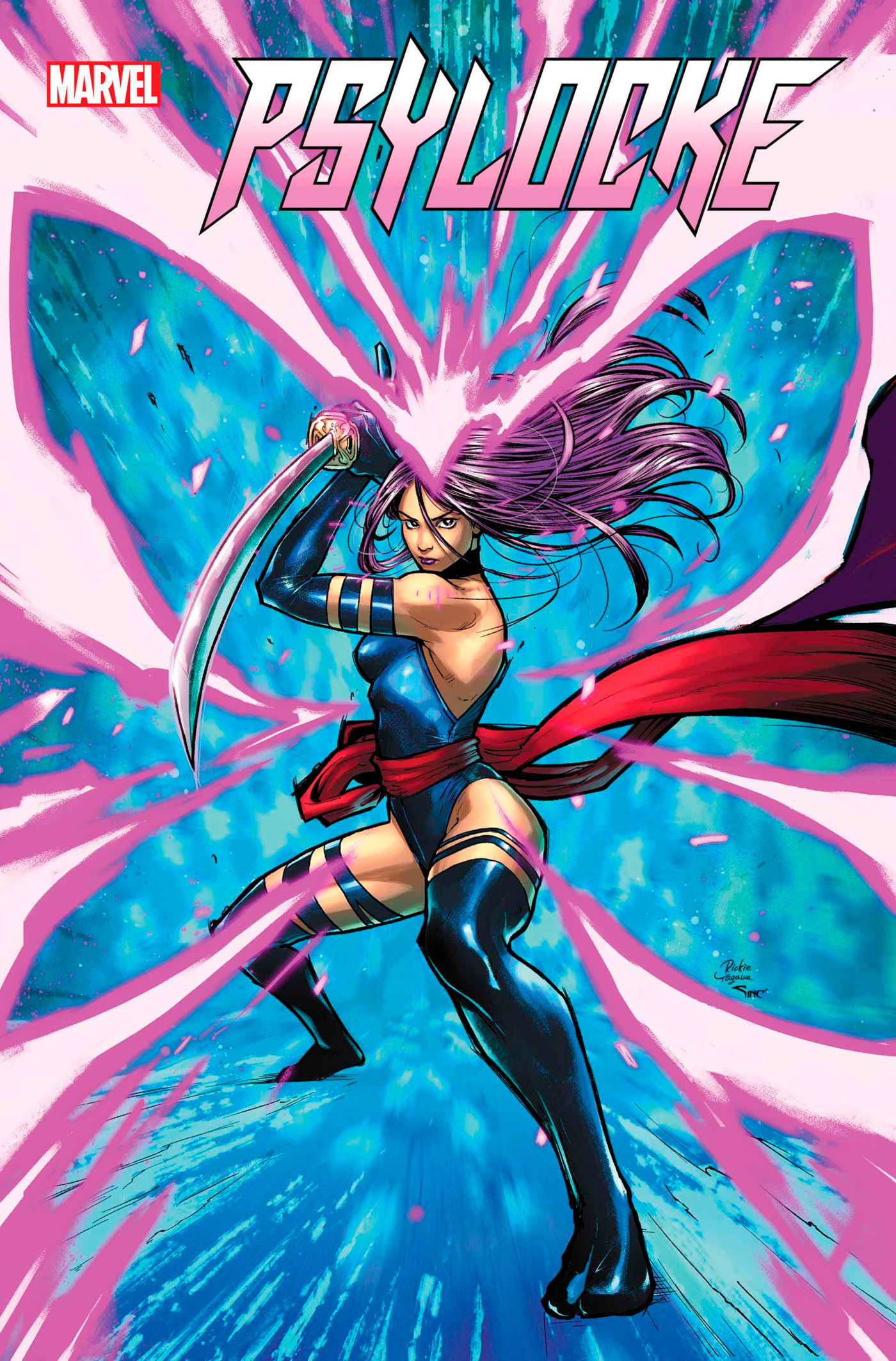 Psylocke #1 Rickie Yagawa Pink Foil Variant