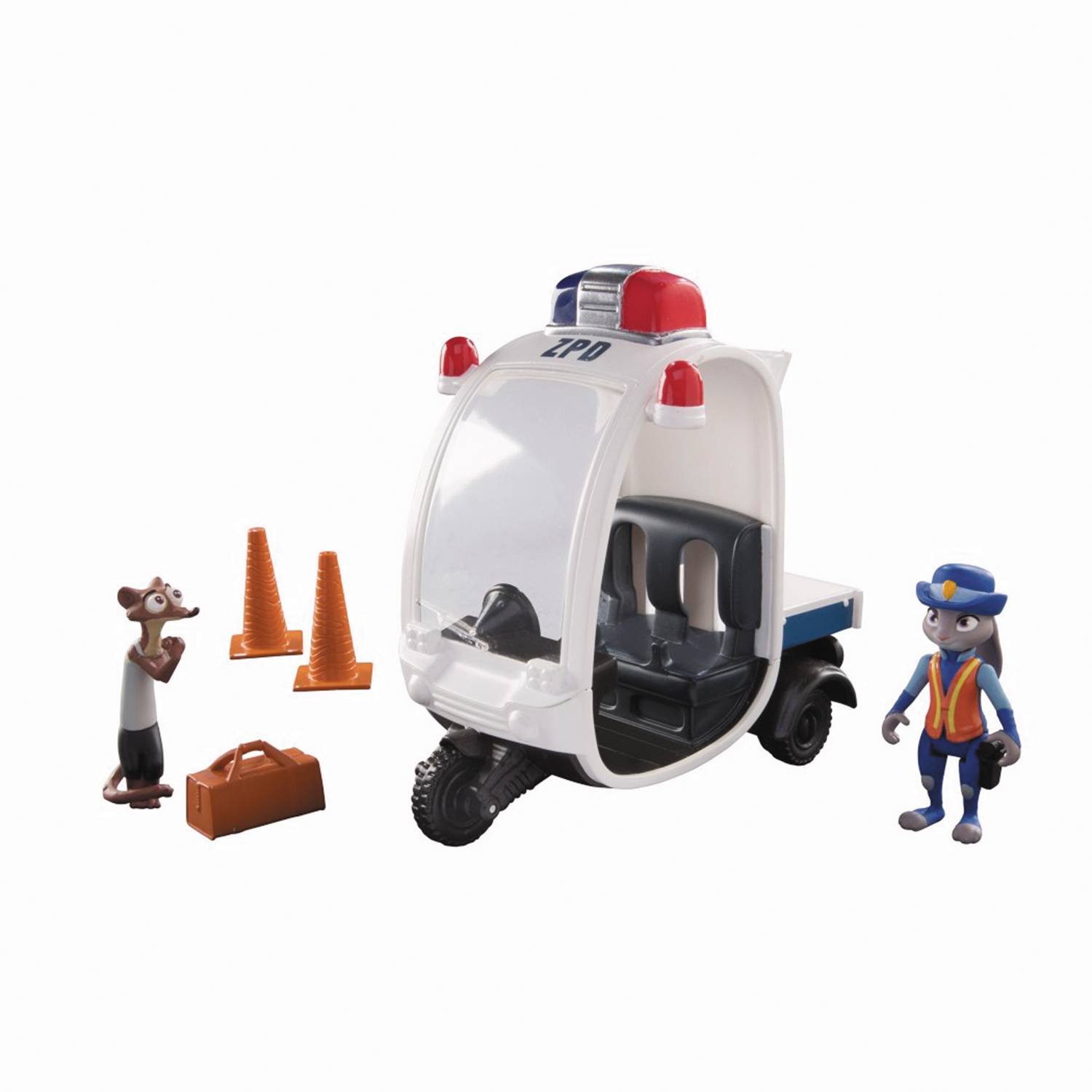 Zootopia Meter Maid Pursuit Vehicle W/ Judy & Weasleton