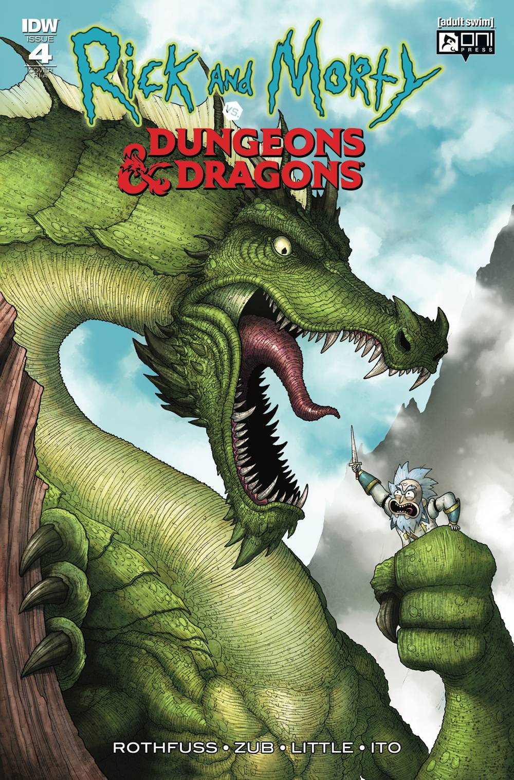 Rick & Morty Vs Dungeons & Dragons #4 10 Copy Incentive Vasquez (Of 4)