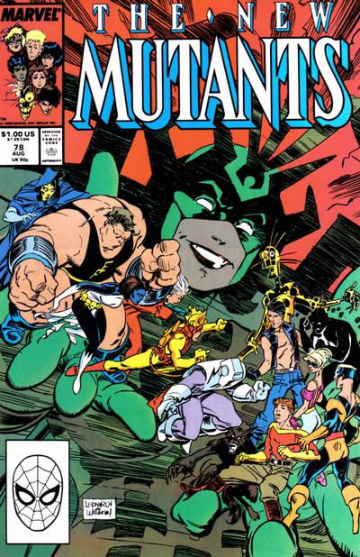 The New Mutants #78 - Vg- 3.5