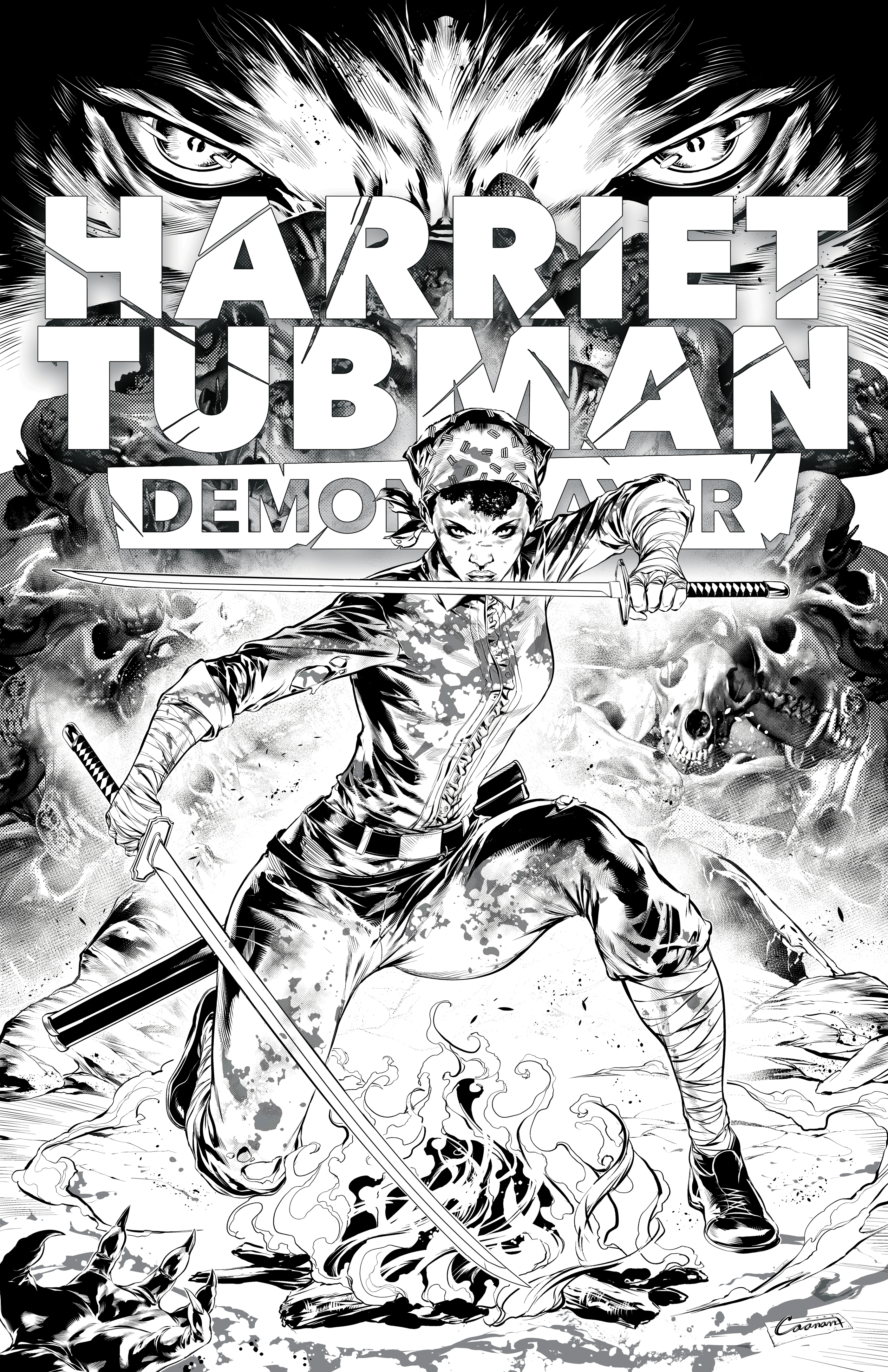 Harriet Tubman Demon Slayer #3 Cover D 1 for 10 Incentive Bloody (Mature)