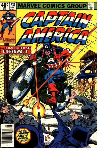 Captain America #237 [Newsstand] - Vf- 7.5