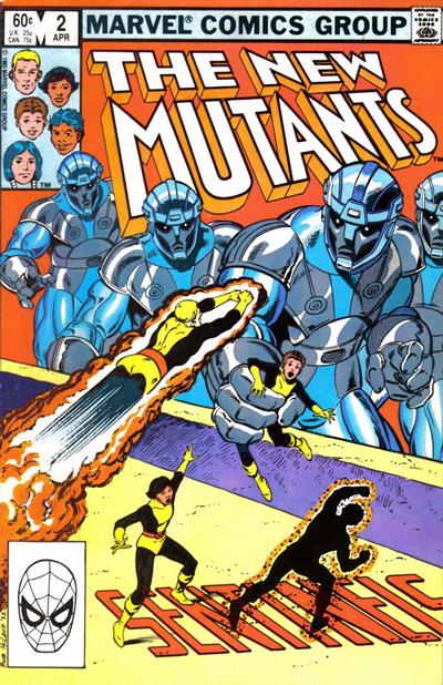 The New Mutants #2 [Direct](1983)-Very Fine (7.5 – 9)