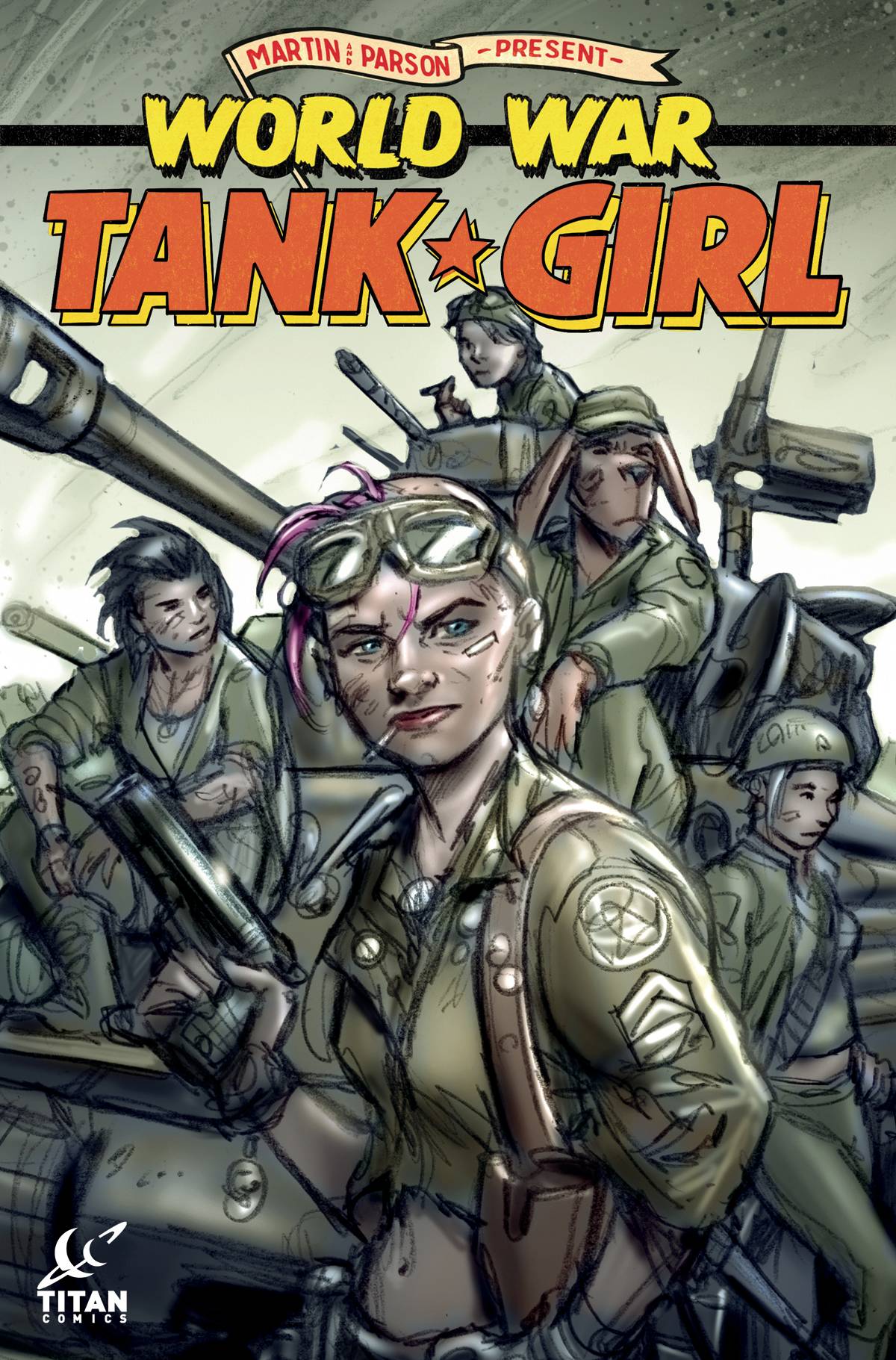 Tank Girl World War Tank Girl #4 Cover B Wahl
