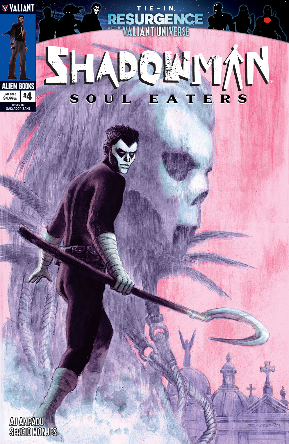 Shadowman Soul Eaters #4 Cover A Sanz (Of 4)