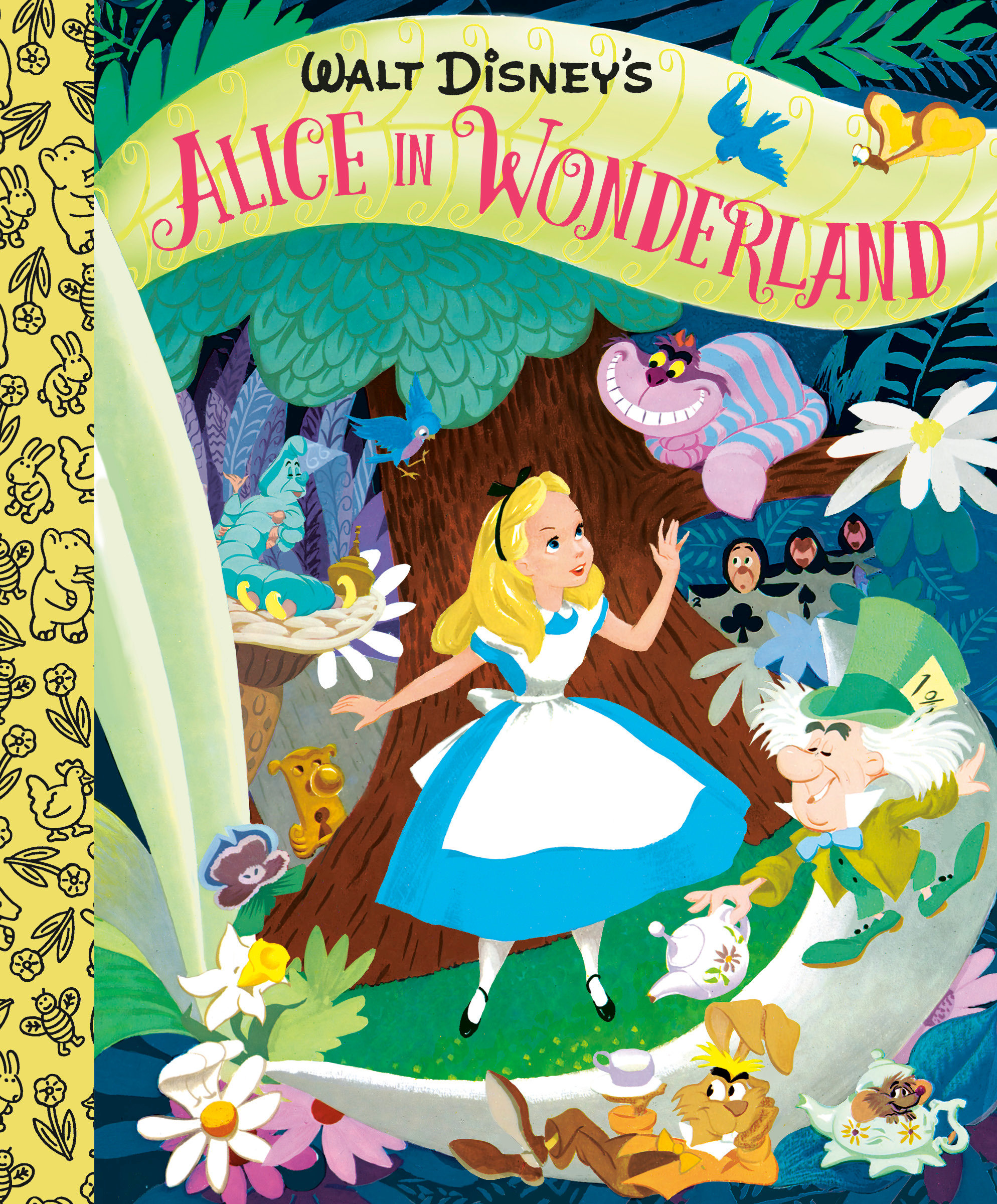 Walt Disney's Alice In Wonderland Little Golden Board Book (Disney Classic)