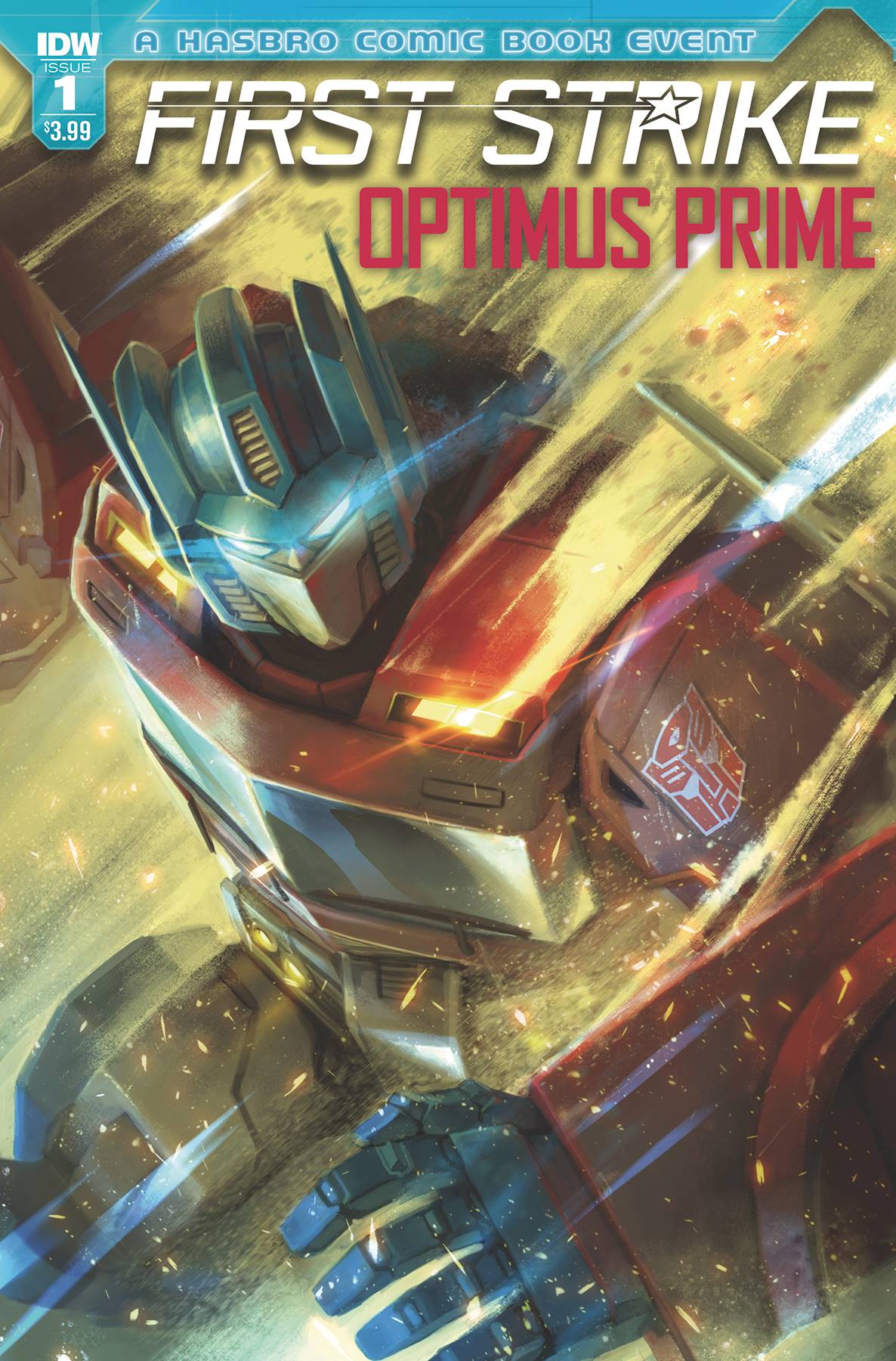 Optimus Prime First Strike #1 Cover A Pitre-Durocher