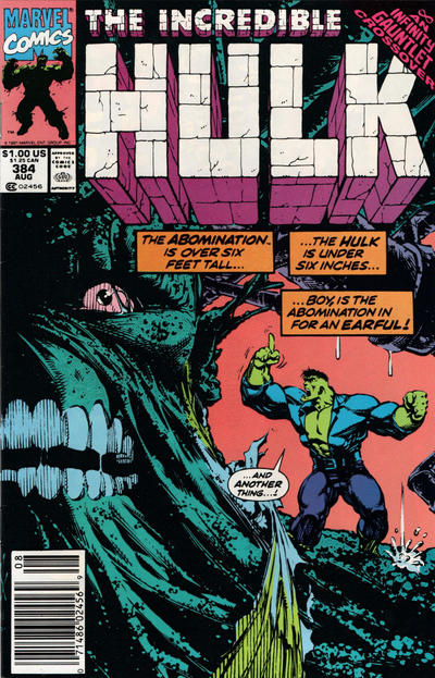 The Incredible Hulk #384 [Newsstand]-Very Good (3.5 – 5)