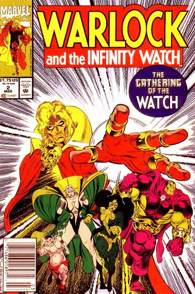 Warlock And The Infinity Watch #2 [Newsstand] - Vf-