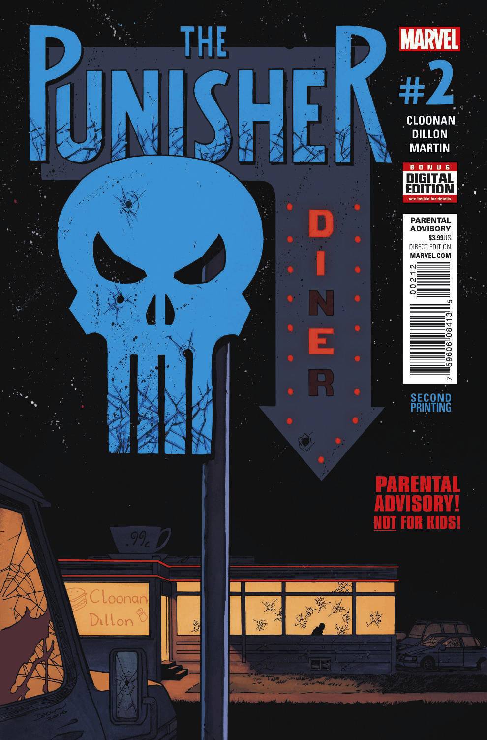 The Punisher #2 (Shalvey 2nd Printing Variant) (2016)