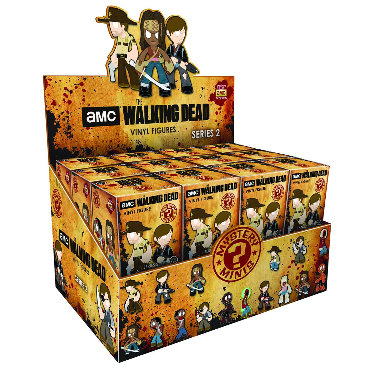 Walking Dead Mystery Minis II 24 Piece Blind Mystery Box Ds