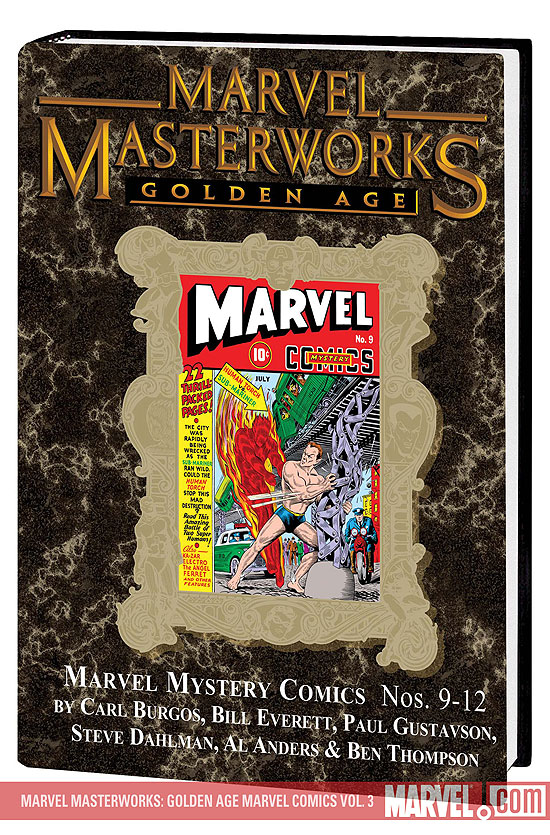 Marvel Masterworks Golden Age Marvel Comics Hardcover Volume 3 Direct Market Edition 102