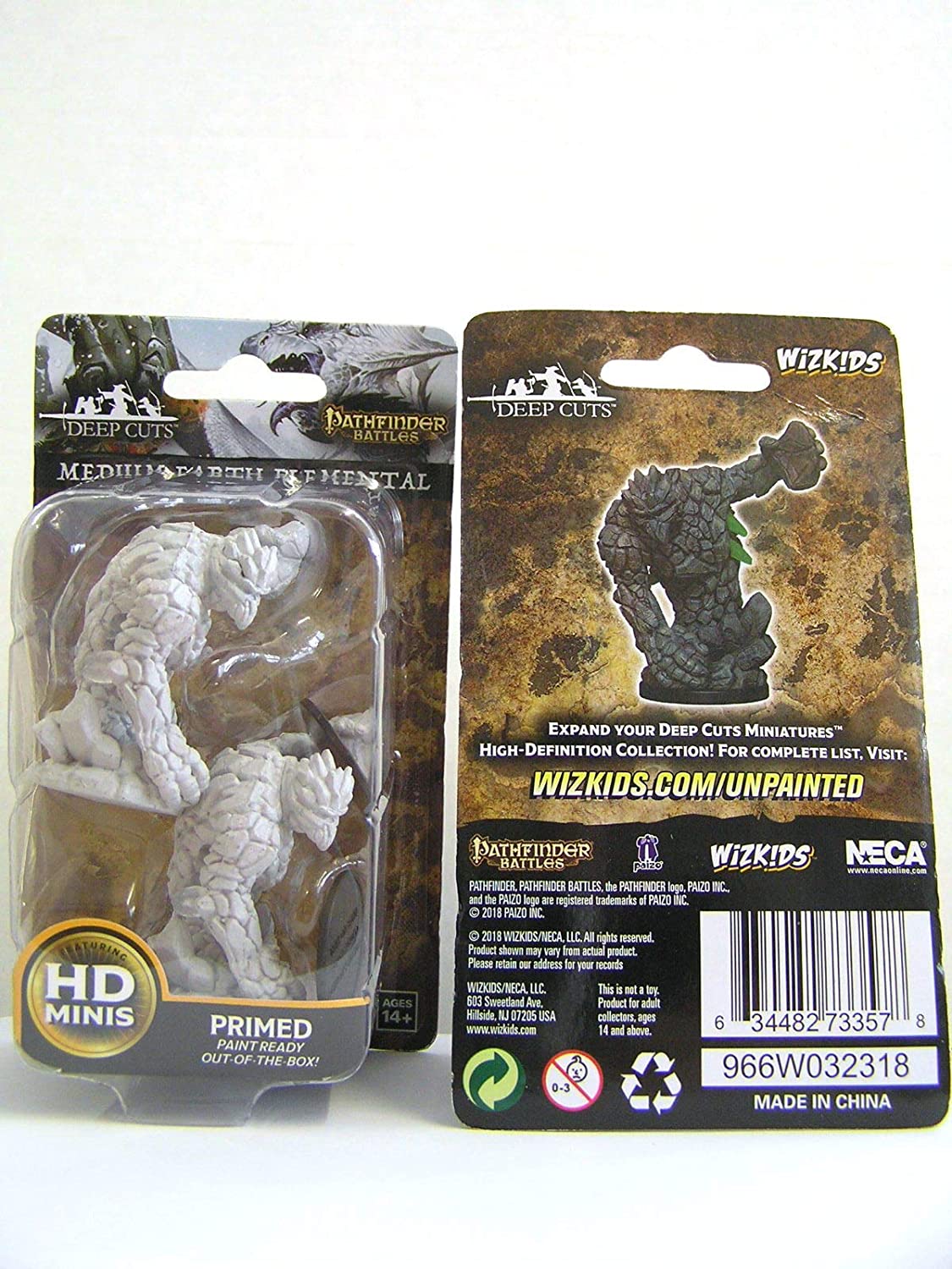 Pathfinder Deep Cuts Unpainted Miniatures: Wave 5 Medium Earth Elemental