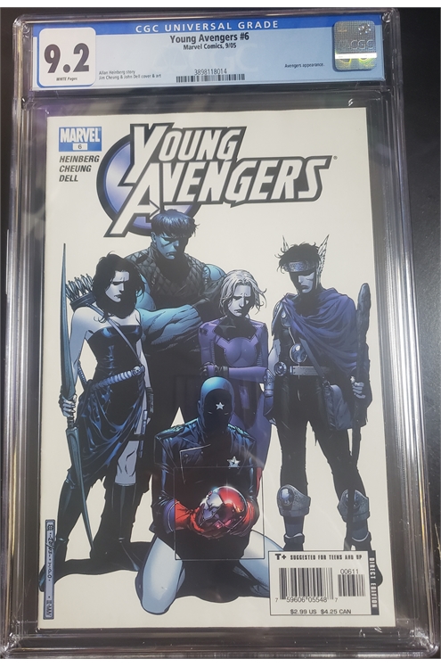 Young Avengers #6 Cgc 9.2