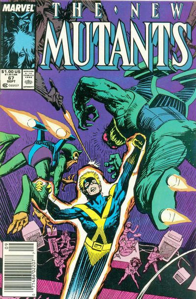 The New Mutants #67 [Newsstand]-Very Good (3.5 – 5)