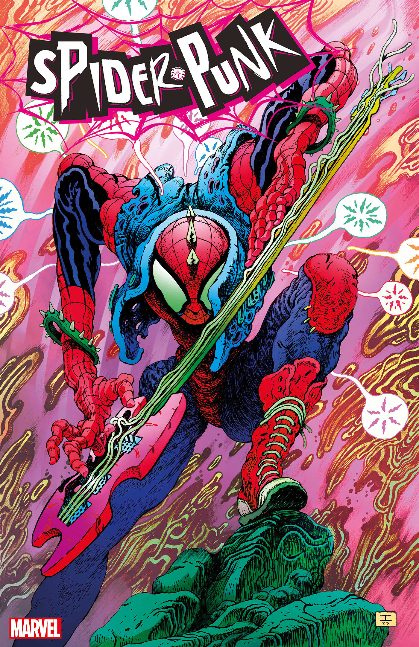 Spider-Punk: Arms Race #1 Ian Bertram Foil Variant