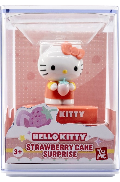 Yume Hello Kitty And Friends Strawberry Cake Surprise Hello Kitty Figure